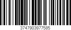 Código de barras (EAN, GTIN, SKU, ISBN): '3747903977585'