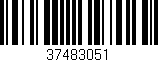 Código de barras (EAN, GTIN, SKU, ISBN): '37483051'