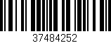 Código de barras (EAN, GTIN, SKU, ISBN): '37484252'