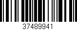 Código de barras (EAN, GTIN, SKU, ISBN): '37489941'
