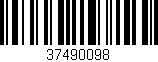 Código de barras (EAN, GTIN, SKU, ISBN): '37490098'