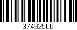 Código de barras (EAN, GTIN, SKU, ISBN): '37492500'