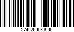 Código de barras (EAN, GTIN, SKU, ISBN): '3749280069938'