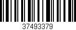 Código de barras (EAN, GTIN, SKU, ISBN): '37493379'