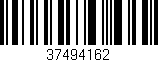 Código de barras (EAN, GTIN, SKU, ISBN): '37494162'