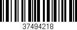Código de barras (EAN, GTIN, SKU, ISBN): '37494218'
