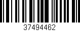Código de barras (EAN, GTIN, SKU, ISBN): '37494462'