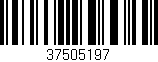 Código de barras (EAN, GTIN, SKU, ISBN): '37505197'