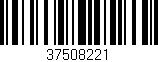 Código de barras (EAN, GTIN, SKU, ISBN): '37508221'