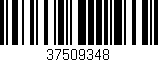 Código de barras (EAN, GTIN, SKU, ISBN): '37509348'