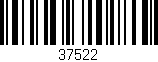 Código de barras (EAN, GTIN, SKU, ISBN): '37522'