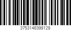 Código de barras (EAN, GTIN, SKU, ISBN): '3753148399129'