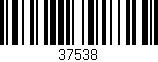 Código de barras (EAN, GTIN, SKU, ISBN): '37538'