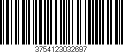 Código de barras (EAN, GTIN, SKU, ISBN): '3754123032697'