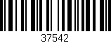 Código de barras (EAN, GTIN, SKU, ISBN): '37542'