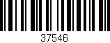 Código de barras (EAN, GTIN, SKU, ISBN): '37546'