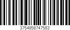 Código de barras (EAN, GTIN, SKU, ISBN): '3754858747583'