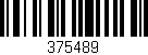 Código de barras (EAN, GTIN, SKU, ISBN): '375489'