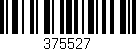 Código de barras (EAN, GTIN, SKU, ISBN): '375527'