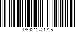 Código de barras (EAN, GTIN, SKU, ISBN): '3756312421725'