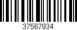 Código de barras (EAN, GTIN, SKU, ISBN): '37567934'