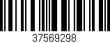 Código de barras (EAN, GTIN, SKU, ISBN): '37569298'