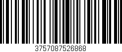 Código de barras (EAN, GTIN, SKU, ISBN): '3757087526868'