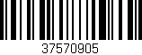 Código de barras (EAN, GTIN, SKU, ISBN): '37570905'