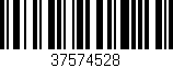 Código de barras (EAN, GTIN, SKU, ISBN): '37574528'