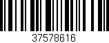 Código de barras (EAN, GTIN, SKU, ISBN): '37578616'