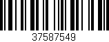 Código de barras (EAN, GTIN, SKU, ISBN): '37587549'