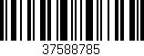 Código de barras (EAN, GTIN, SKU, ISBN): '37588785'