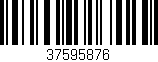 Código de barras (EAN, GTIN, SKU, ISBN): '37595876'