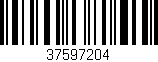 Código de barras (EAN, GTIN, SKU, ISBN): '37597204'