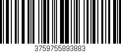 Código de barras (EAN, GTIN, SKU, ISBN): '3759755893883'