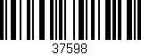 Código de barras (EAN, GTIN, SKU, ISBN): '37598'