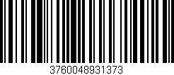 Código de barras (EAN, GTIN, SKU, ISBN): '3760048931373'