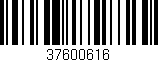Código de barras (EAN, GTIN, SKU, ISBN): '37600616'