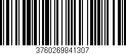 Código de barras (EAN, GTIN, SKU, ISBN): '3760269841307'