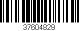 Código de barras (EAN, GTIN, SKU, ISBN): '37604829'
