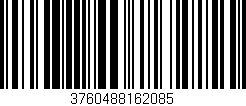 Código de barras (EAN, GTIN, SKU, ISBN): '3760488162085'
