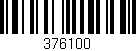 Código de barras (EAN, GTIN, SKU, ISBN): '376100'
