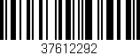 Código de barras (EAN, GTIN, SKU, ISBN): '37612292'