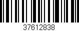 Código de barras (EAN, GTIN, SKU, ISBN): '37612838'