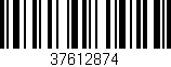 Código de barras (EAN, GTIN, SKU, ISBN): '37612874'