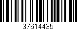 Código de barras (EAN, GTIN, SKU, ISBN): '37614435'