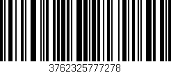 Código de barras (EAN, GTIN, SKU, ISBN): '3762325777278'