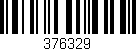 Código de barras (EAN, GTIN, SKU, ISBN): '376329'