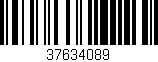 Código de barras (EAN, GTIN, SKU, ISBN): '37634089'
