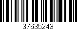Código de barras (EAN, GTIN, SKU, ISBN): '37635243'
